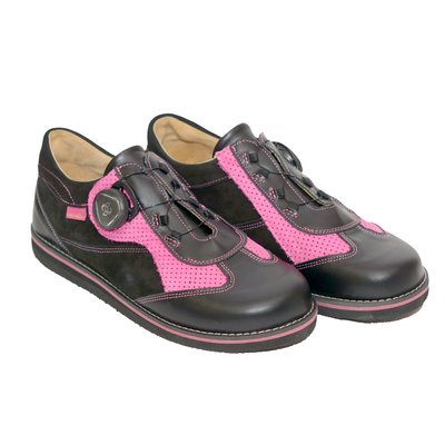 Кросівки чорні з рожевою вставкою Aurelka Boa, 37