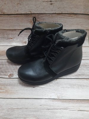 Ботинки женские черные кожа на шнуровках 4Rest Orto, 41